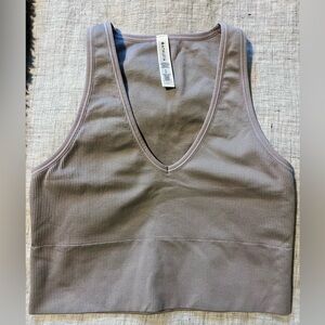 Athleta Women's Ribbed Crop Tank Top -